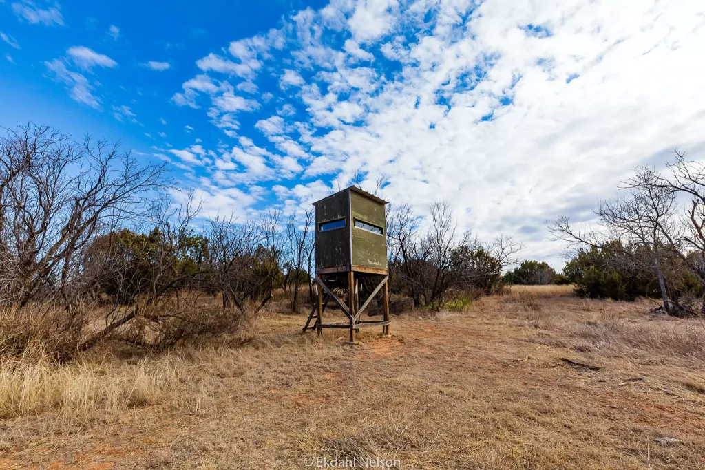 Hunting stand - Hunting land for sale Dickens County - Ekdahl Nelson Real Estate