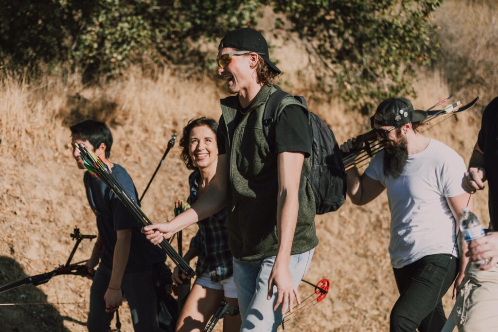 hunting with friends and family