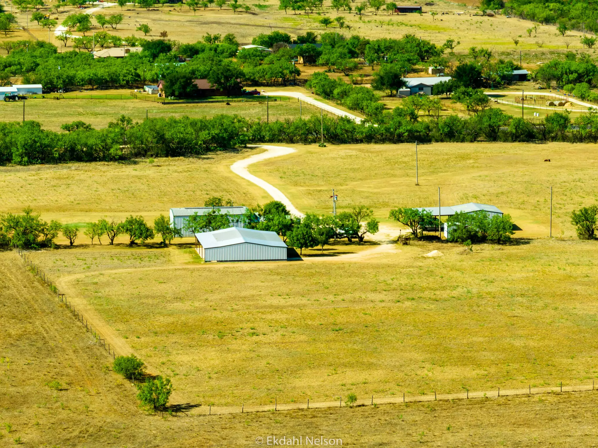 Ranch Land for Sale Abilene TX - aerial view - Ekdahl Nelson Real Estate