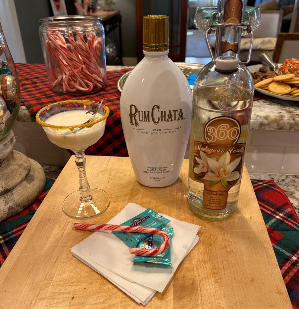 White Christmas Martini Holiday Cocktail Recipes